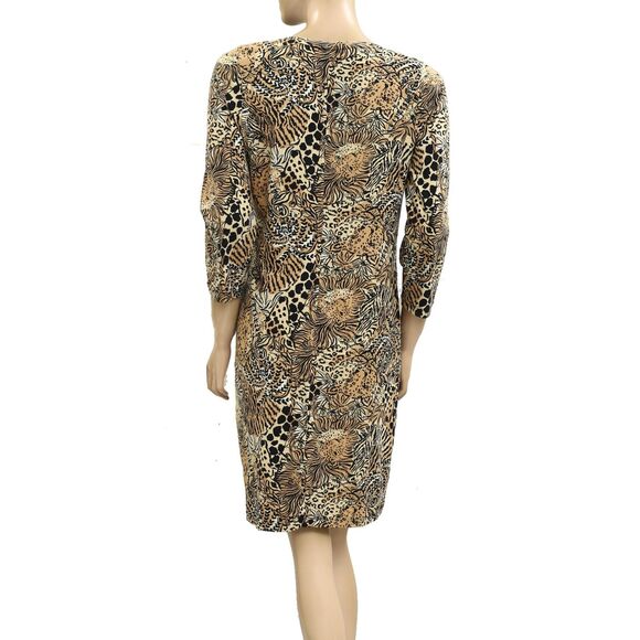 Lilly Pulitzer Tessa Tunic Mini Dress Animal Printed V Neck Cotton M NEW 282300 - Picture 11 of 13